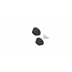 4" Black Dual Billet Tip Kit with Bracket