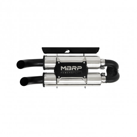 2016-2017 Razor 1000 XP Turbo Slip-on system Dual Stack Performance Muffler